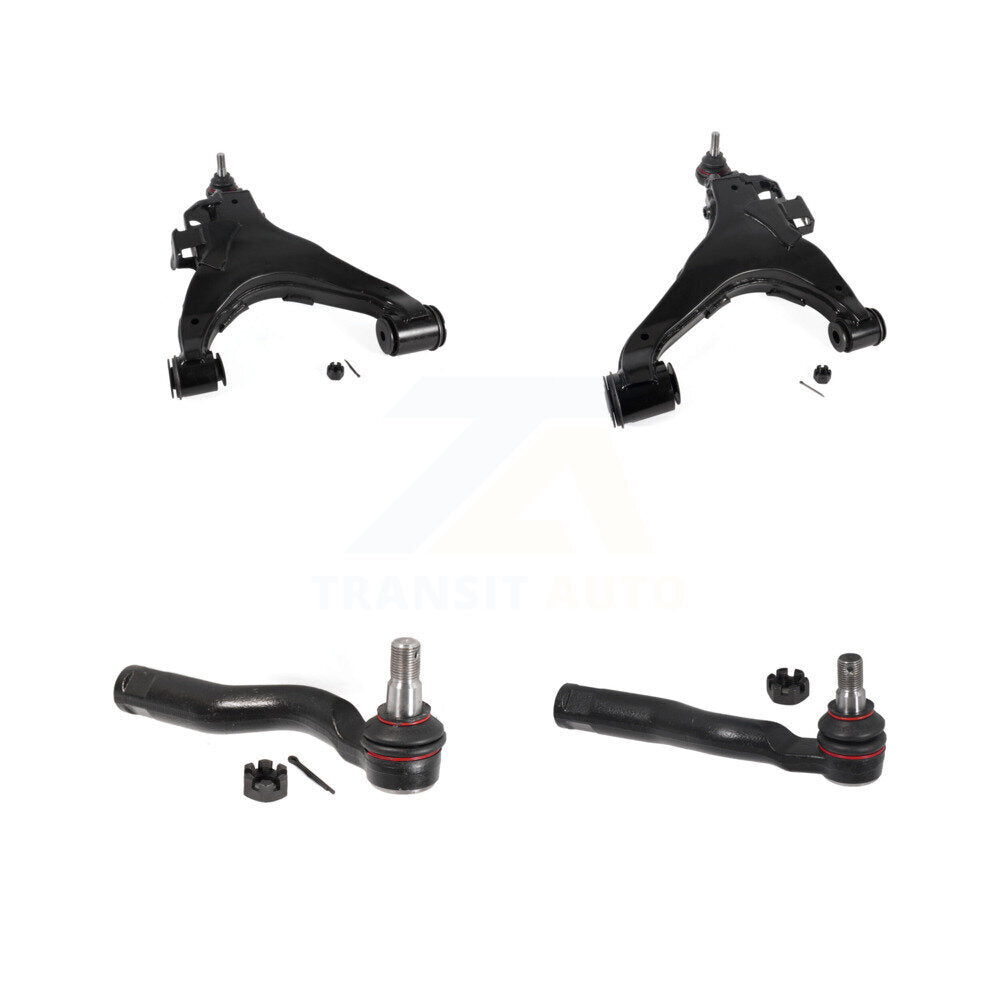 Front Suspension Control Arm And Tie Rod End Kit For Toyota Tundra Sequoia