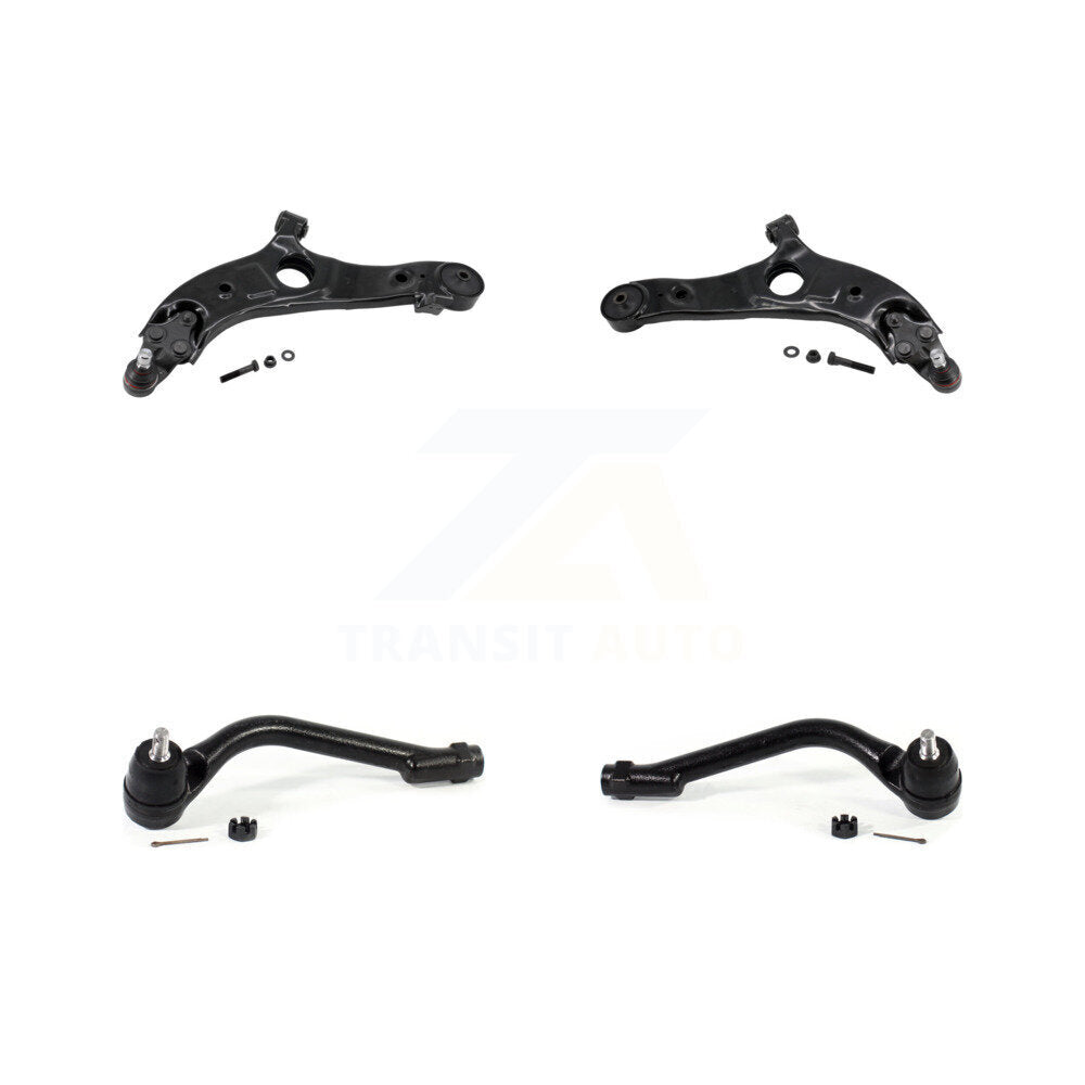 Front Suspension Control Arm Assembly Tie Rod End Kit For Hyundai Santa Fe Sport