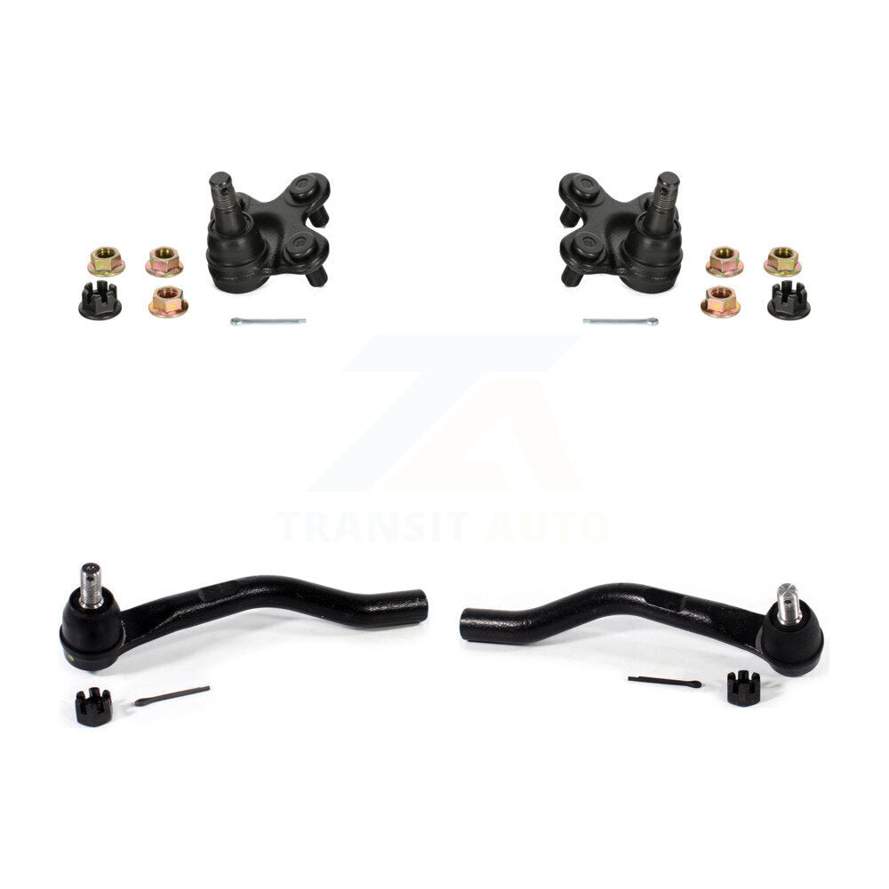 Front Ball Joint And Tie Rod End Kit For Honda Civic Acura Integra Insight