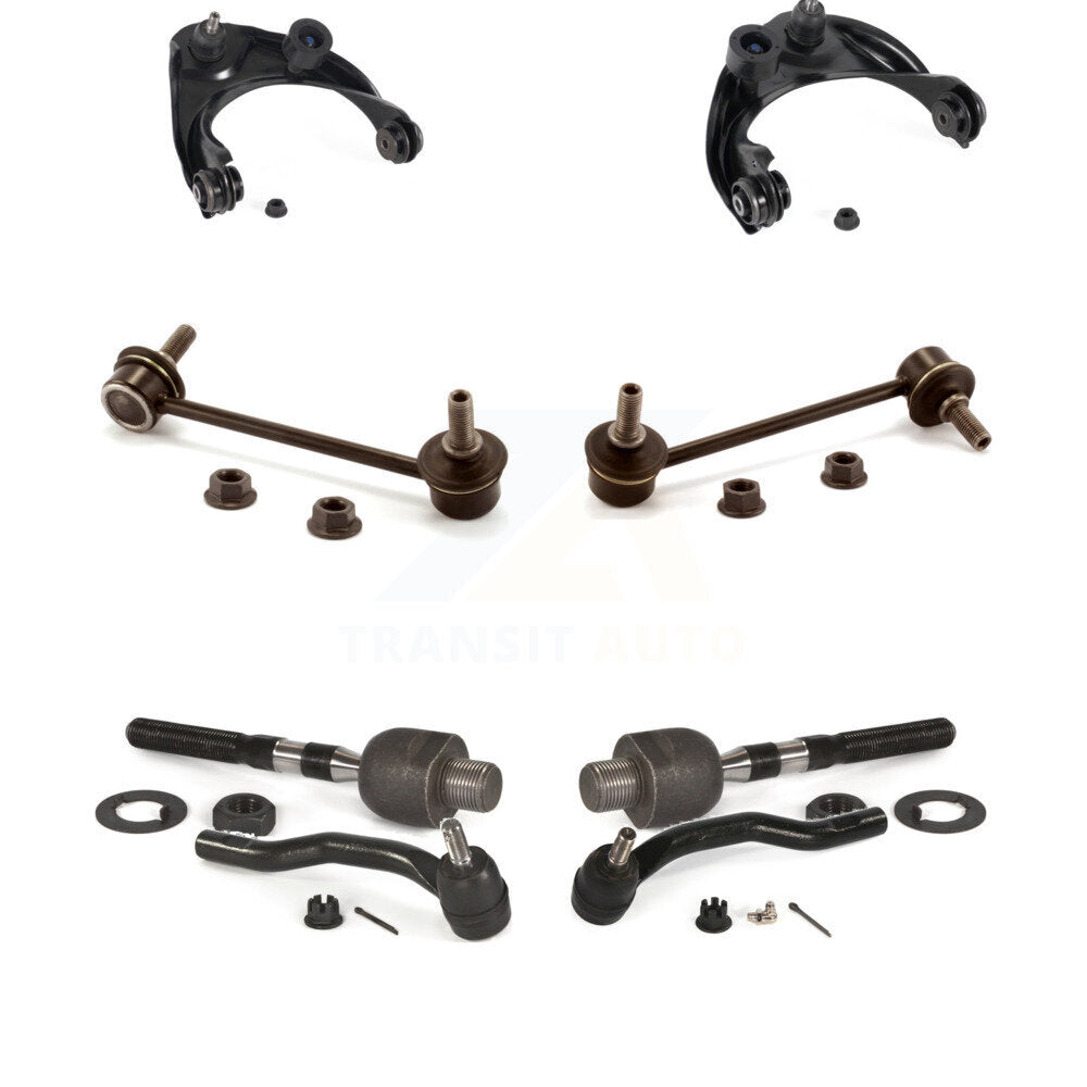 Front Suspension Control Arm & Ball Joint Tie Rod End Link Kit (8Pc) For Mazda 6