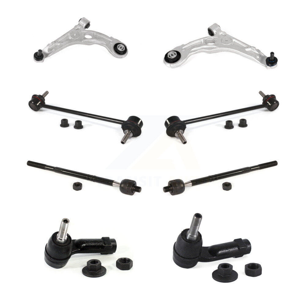 Front Control Arm And Ball Joint Tie Rod End Bar Link Kit (8Pc) For Chrysler 200