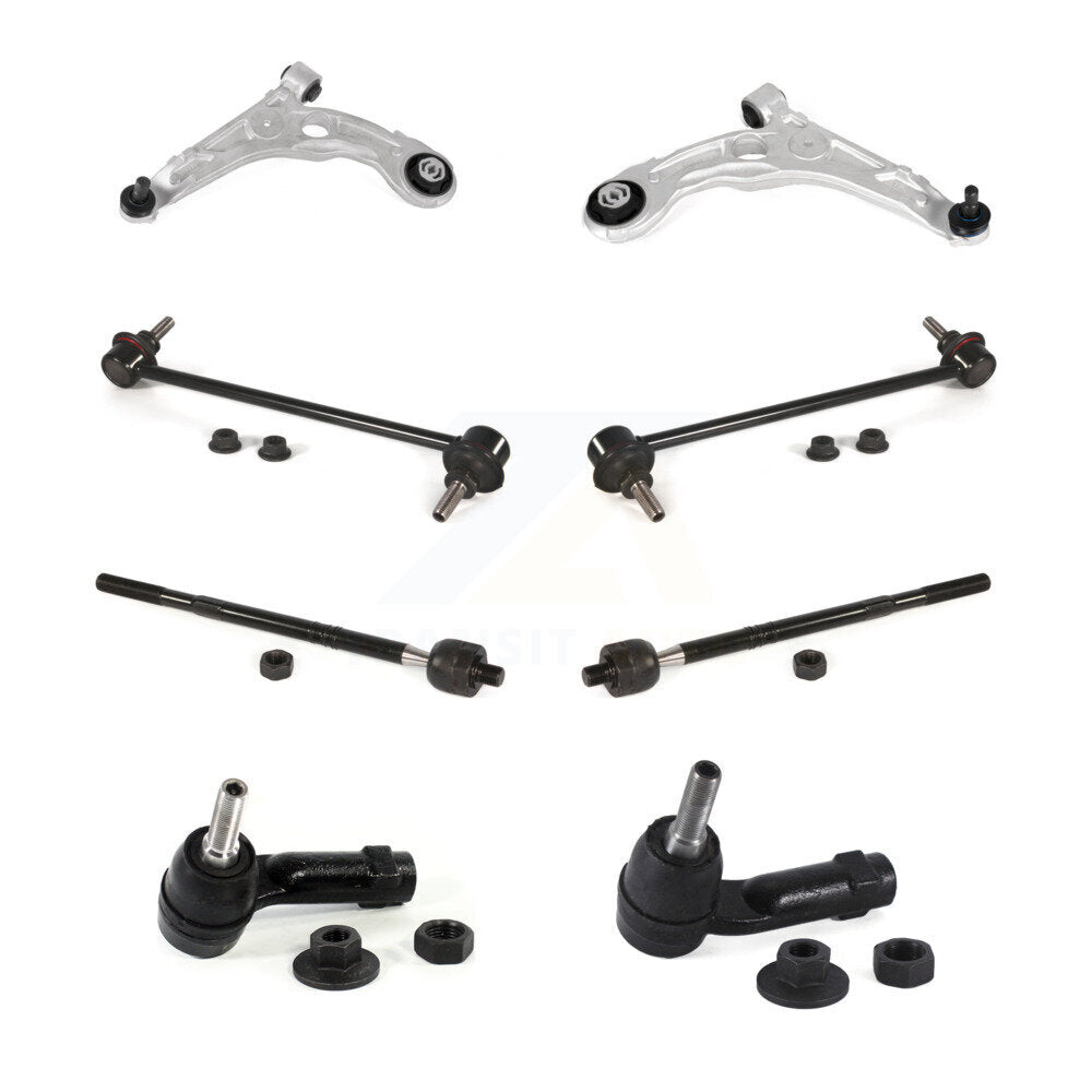 Front Control Arm Ball Joint Tie Rod End Link Kit (8Pc) For 2013-2016 Dodge Dart