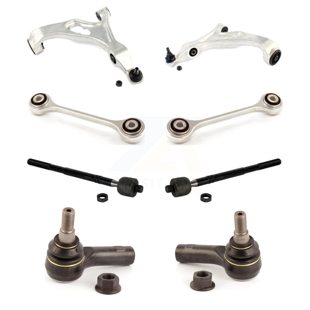Front Control Arm & Ball Joint Tie Rod End Link Kit (8Pc) For Volkswagen Touareg