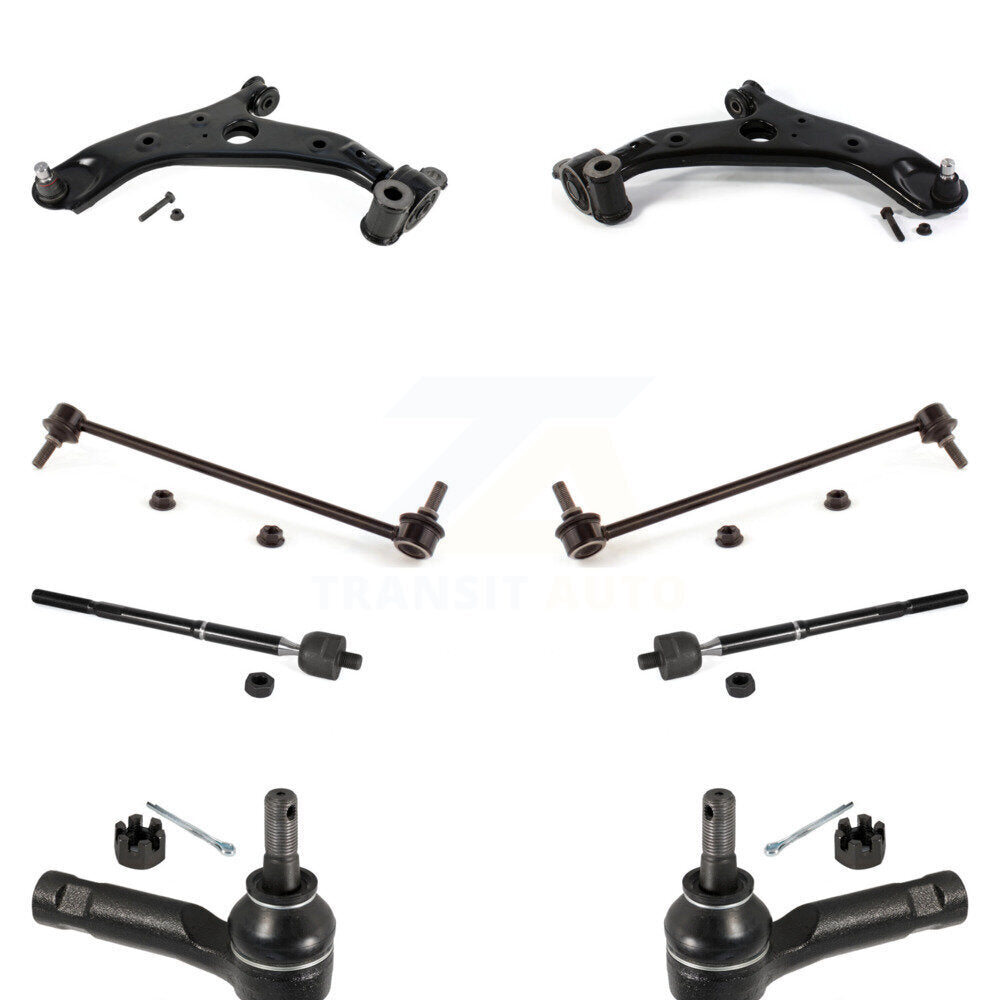 Front Control Arm Ball Joint Tie Rod End Link Kit (8Pc) For 2013-2016 Mazda CX-5