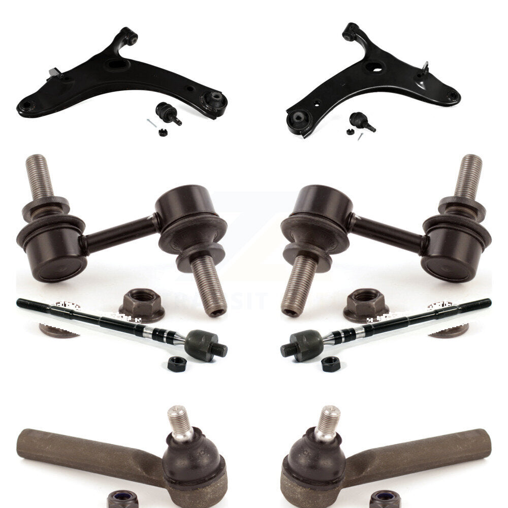 Front Control Arm Ball Joint Tie Rod End Link Kit (8Pc) For Subaru XV Crosstrek