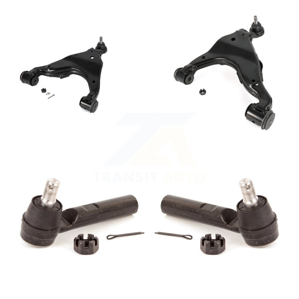Front Suspension Control Arm Assembly And Tie Rod End Kit For Toyota Tacoma