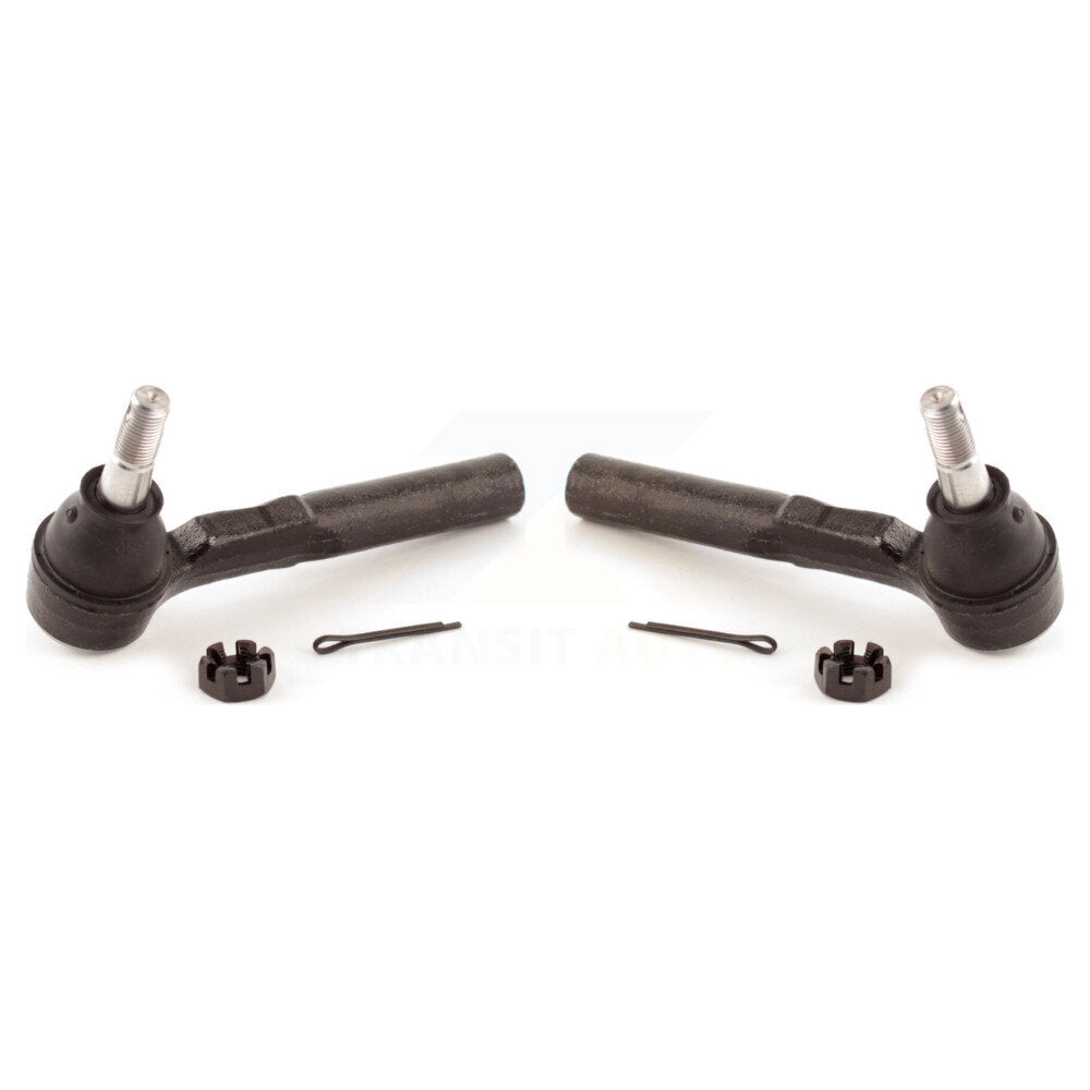Front Outer Tie Rod End Pair For Chevrolet Silverado 1500 GMC Sierra Pontiac Am