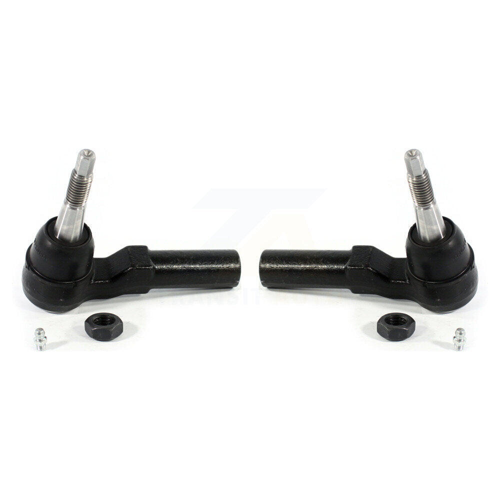 Front Outer Tie Rod End Pair For GMC Chevrolet Sierra 2500 HD Silverado 3500