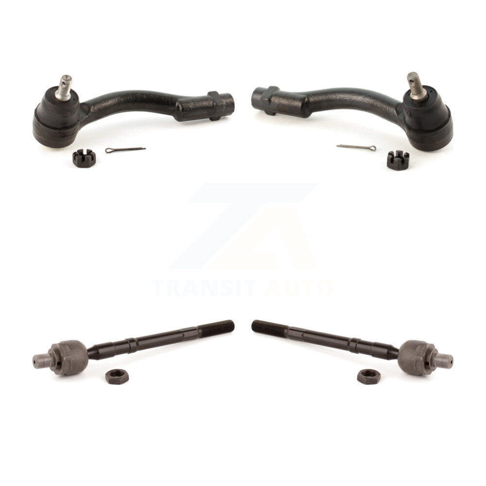 Front Outer & Inner Steering Tie Rod End Kit For Hyundai Tucson Kia Sportage