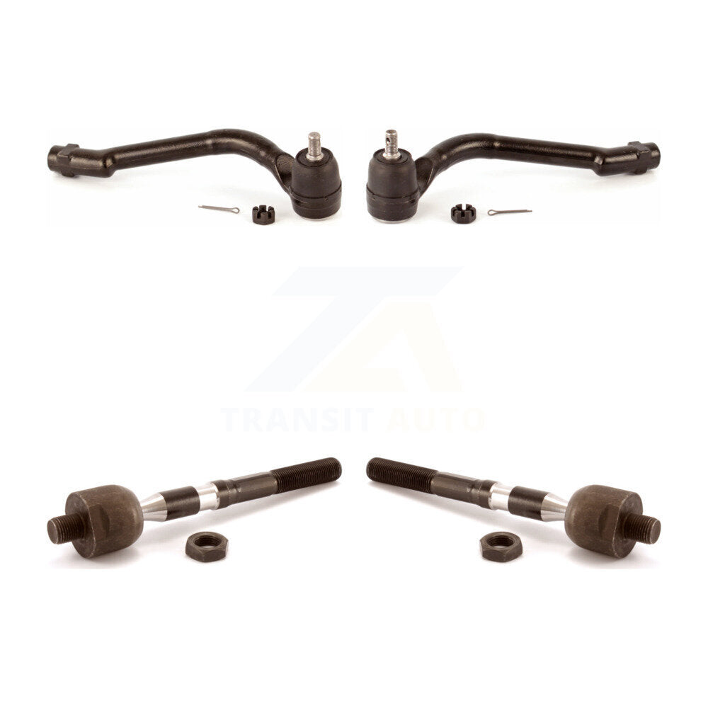 Front Outer & Inner Tie Rod End Kit For Hyundai Sonata Kia Optima Cadenza Azera
