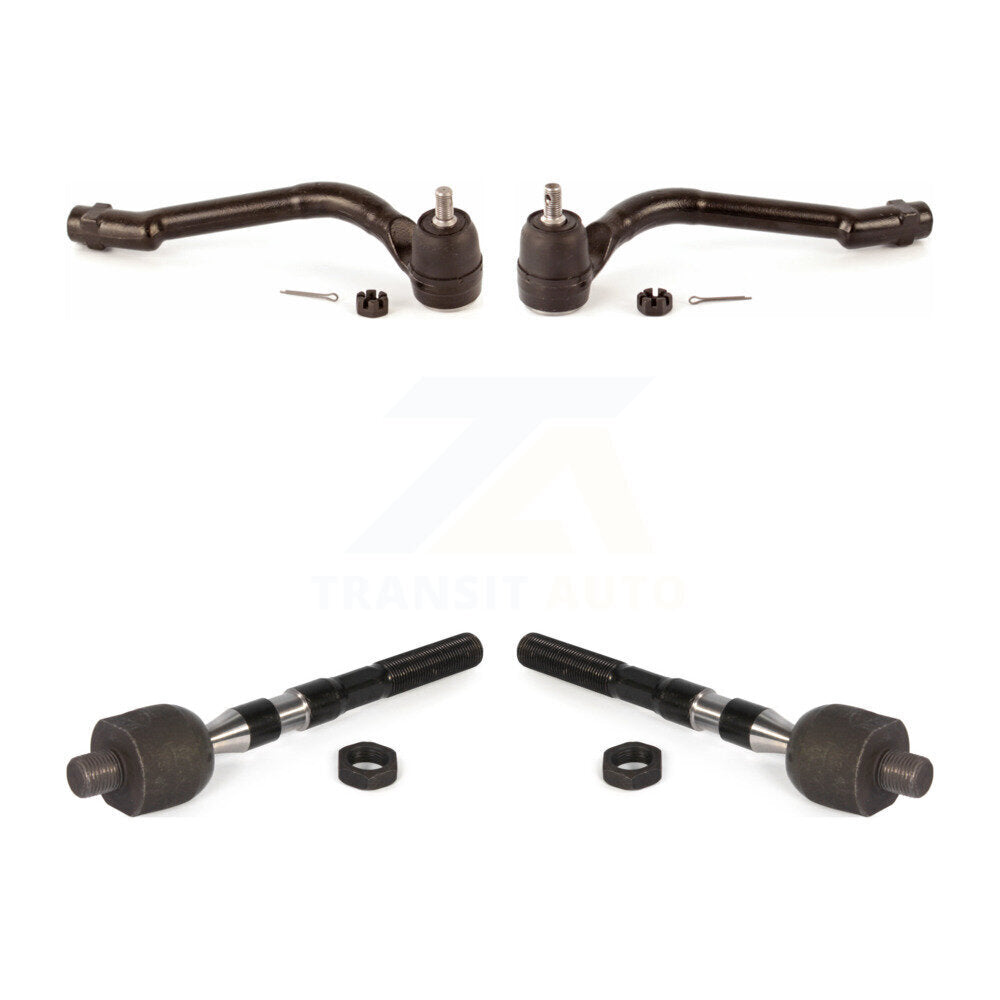 Front Outer & Inner Steering Tie Rod End Kit For Hyundai Sonata Kia Optima