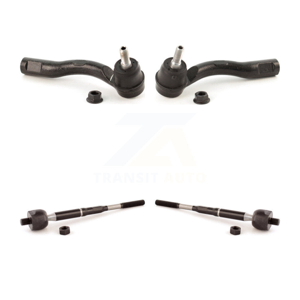 Front Outer & Inner Steering Tie Rod End Kit For 2007-2012 Nissan Sentra