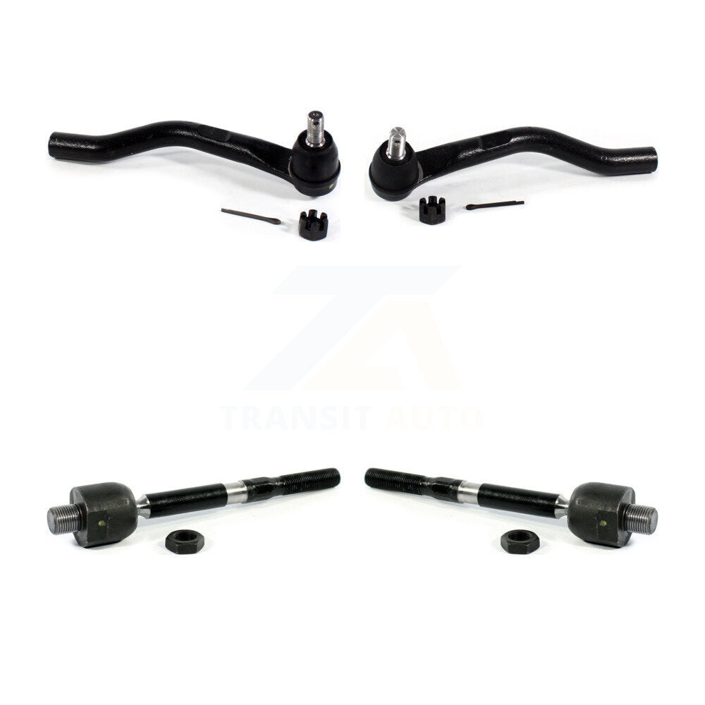 Front Outer & Inner Tie Rod End Kit For Honda Civic Acura Integra Insight
