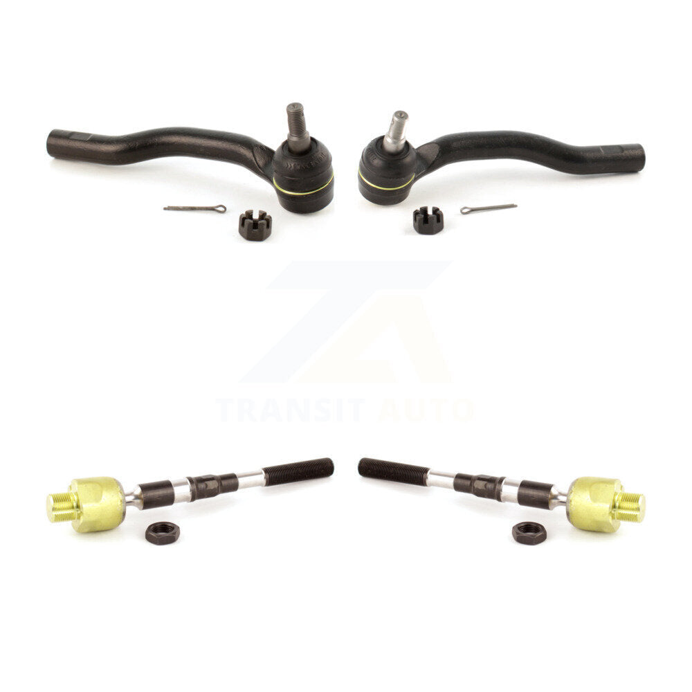 Front Outer & Inner Steering Tie Rod End Kit For Ford Edge Lincoln MKX