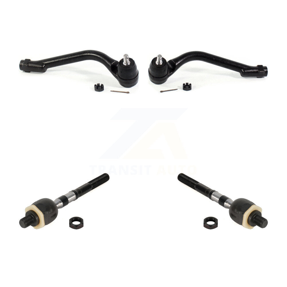 Front Outer & Inner Tie Rod End Kit For Hyundai Santa Fe Sport Kia Sorento