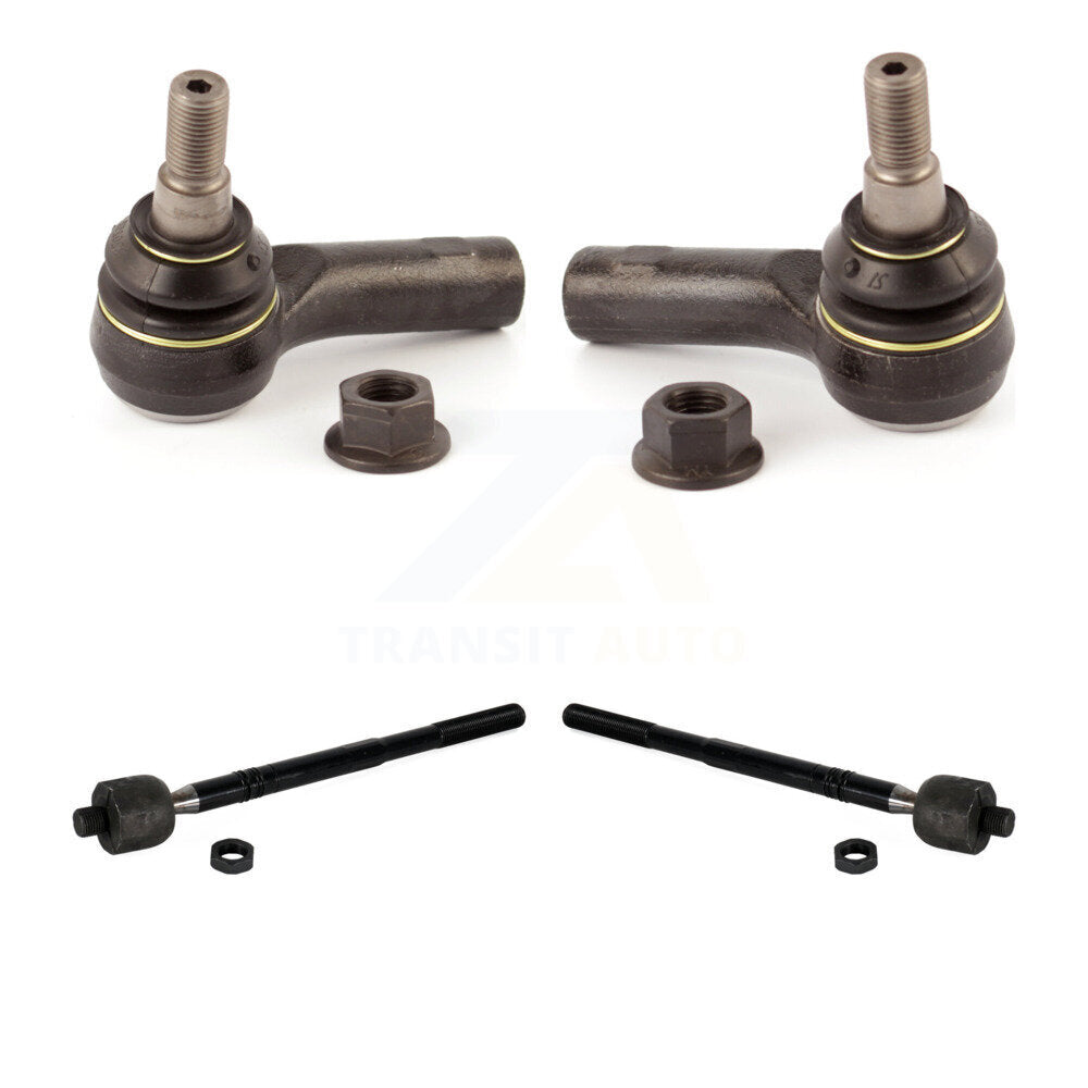 Front Outer & Inner Tie Rod End Kit For Porsche Cayenne Volkswagen Touareg Audi