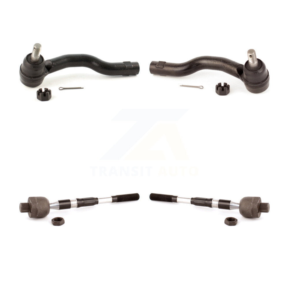 Front Outer & Inner Tie Rod End Kit For Nissan TITAN Armada INFINITI QX80 QX56