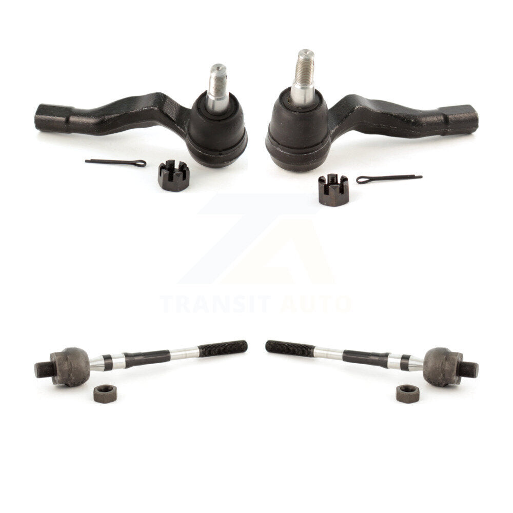Front Outer & Inner Steering Tie Rod End Kit For INFINITI G35 Nissan 350Z
