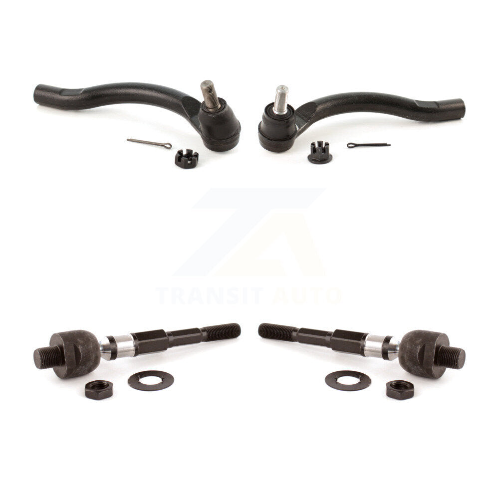 Front Outer & Inner Steering Tie Rod End Kit For 2006-2011 Honda Civic 1.8L
