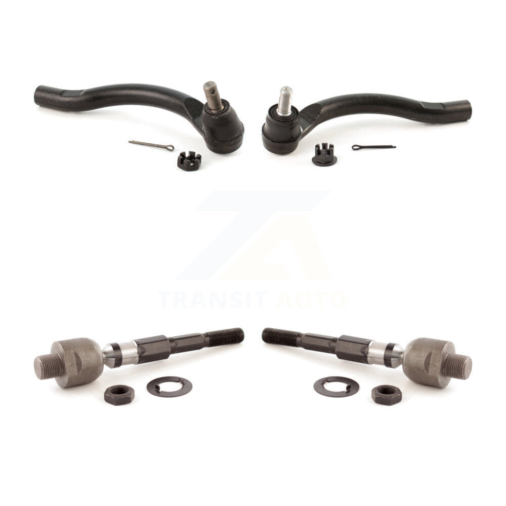 Front Outer & Inner Steering Tie Rod End Kit For 2006-2011 Honda Civic Acura CSX