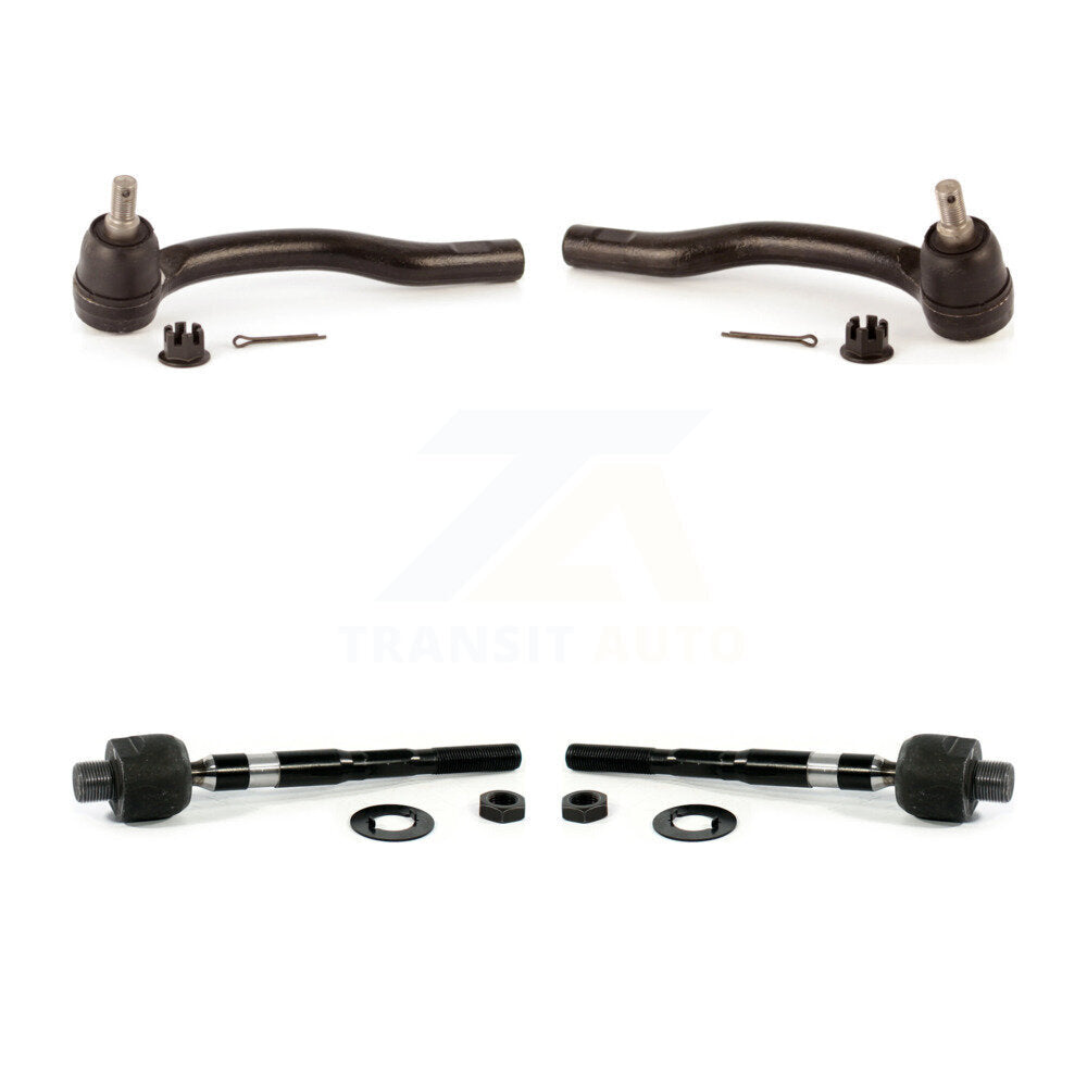 Front Outer & Inner Steering Tie Rod End Kit For 2009-2015 Honda Pilot