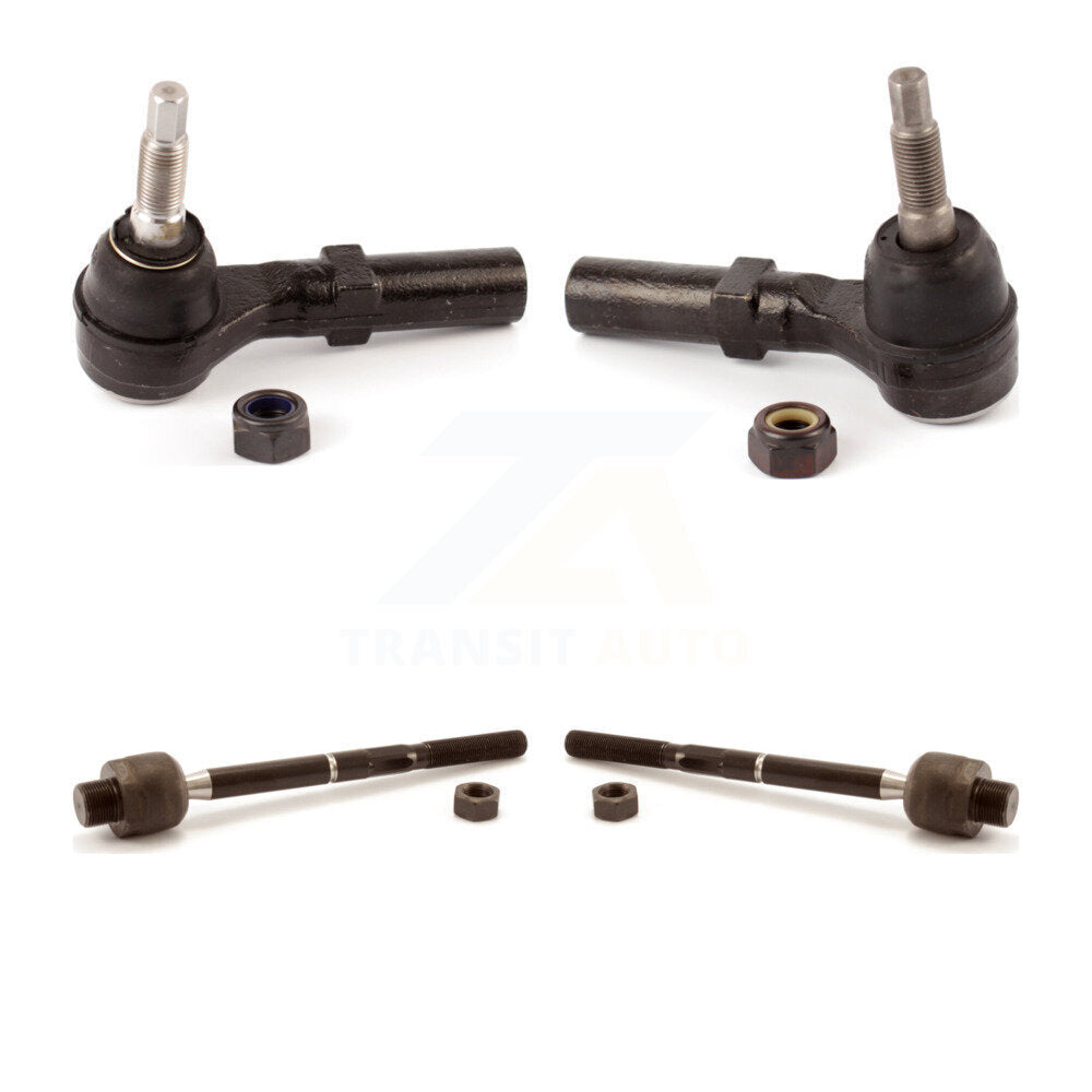 Front Outer & Inner Steering Tie Rod End Kit For Dodge Dakota Durango 4WD