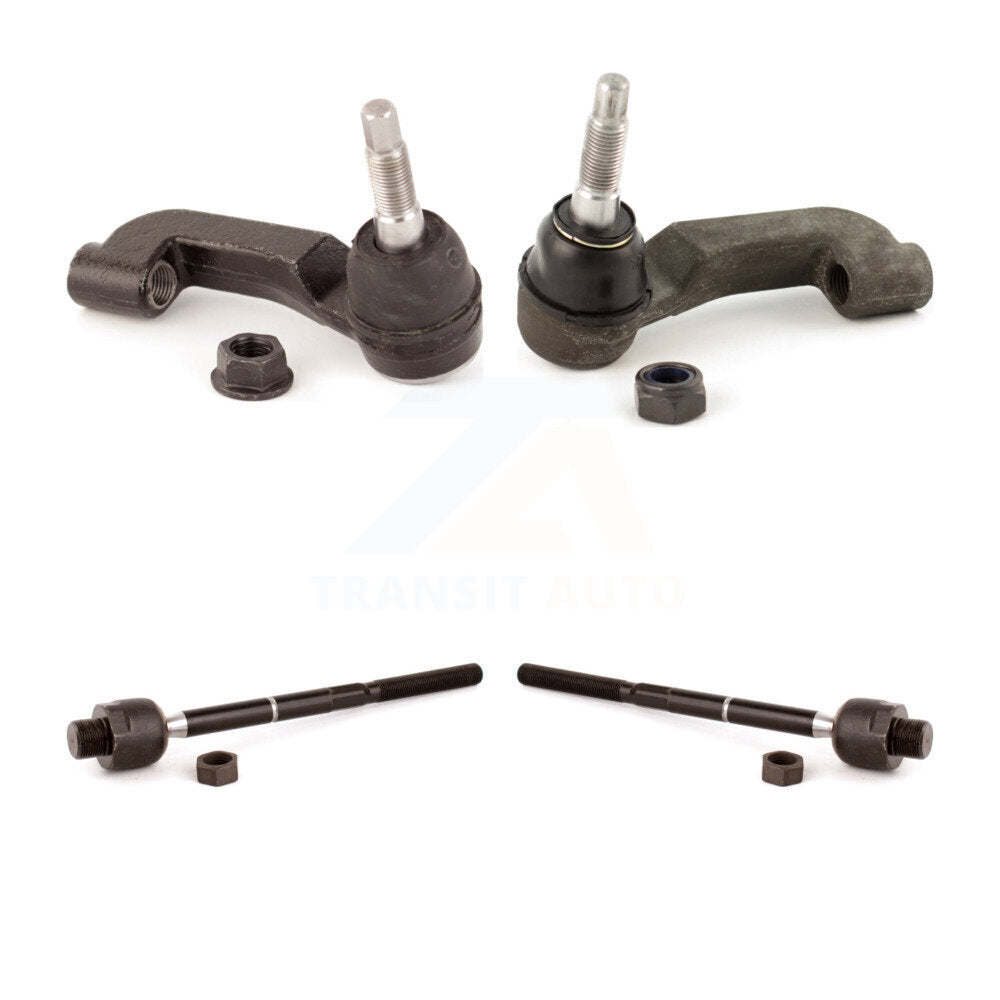 Front Outer & Inner Steering Tie Rod End Kit For 2002-2005 Jeep Liberty
