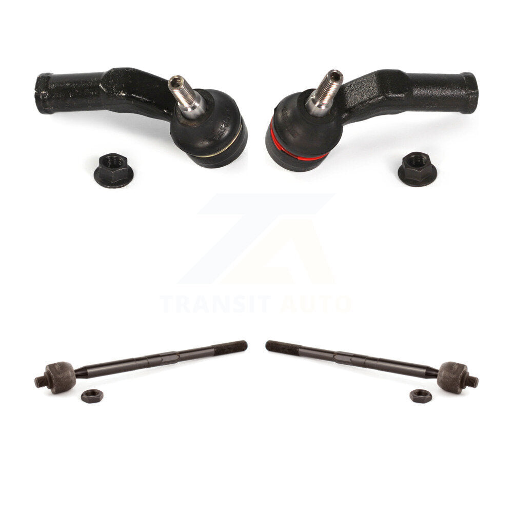 Front Outer & Inner Steering Tie Rod End Kit For Volvo S40 C30 V50 C70