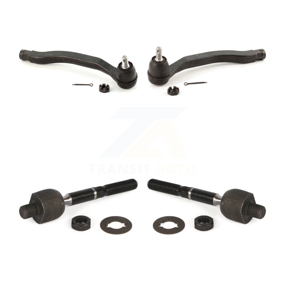 Front Outer & Inner Steering Tie Rod End Kit For Honda Accord Acura TL CL