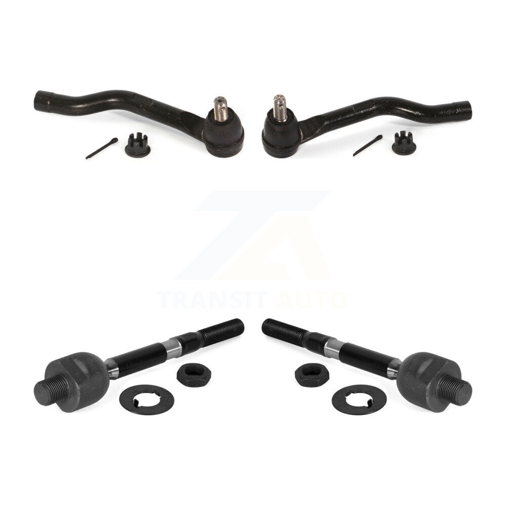 Front Outer & Inner Steering Tie Rod End Kit For Honda Accord Acura TLX