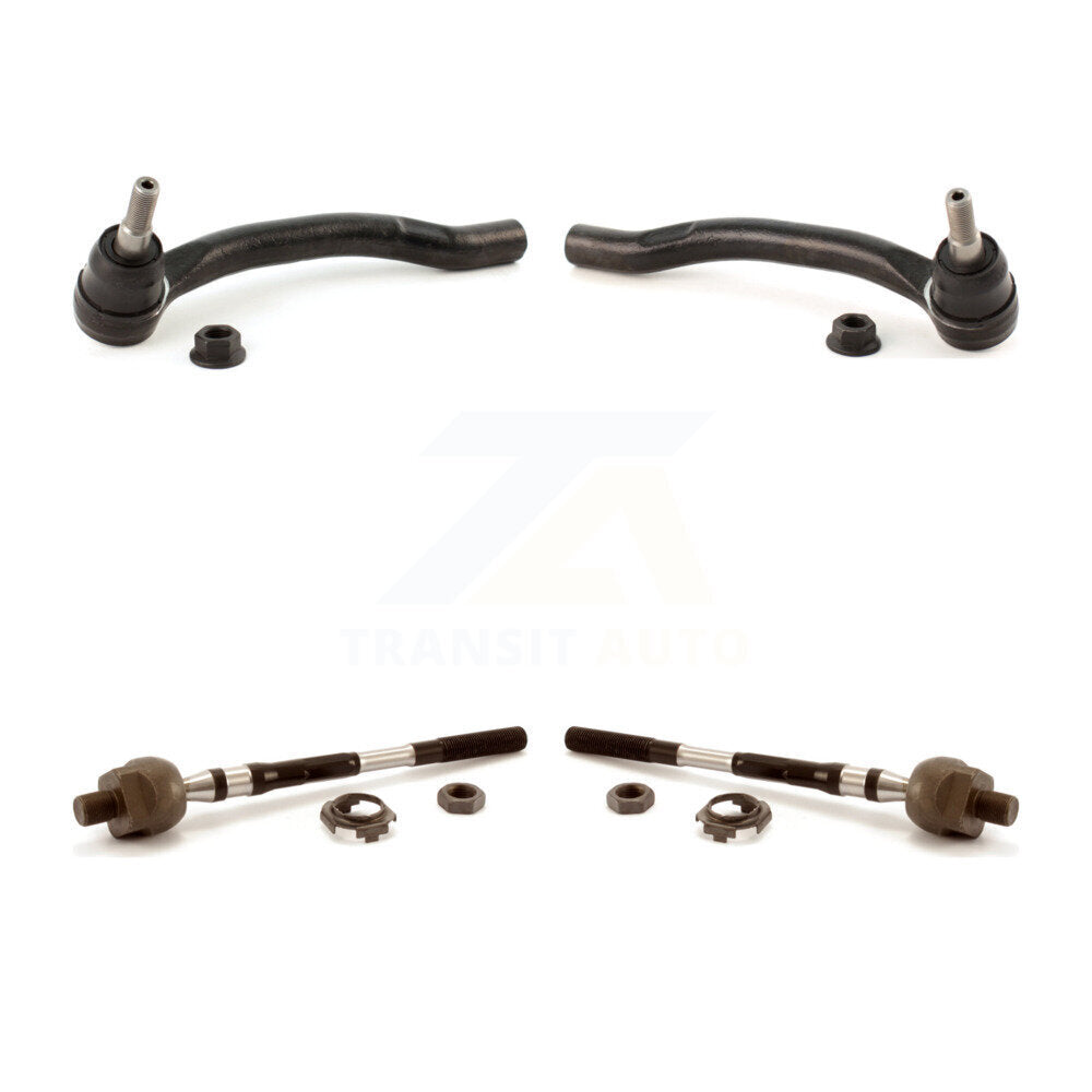 Front Outer & Inner Steering Tie Rod End Kit For 2009-2014 Nissan Murano