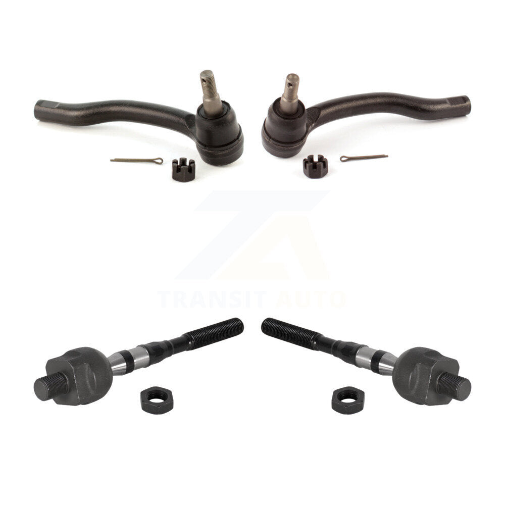 Front Outer & Inner Tie Rod End Kit For INFINITI Q50 G37 QX50 EX35 Q60 EX37