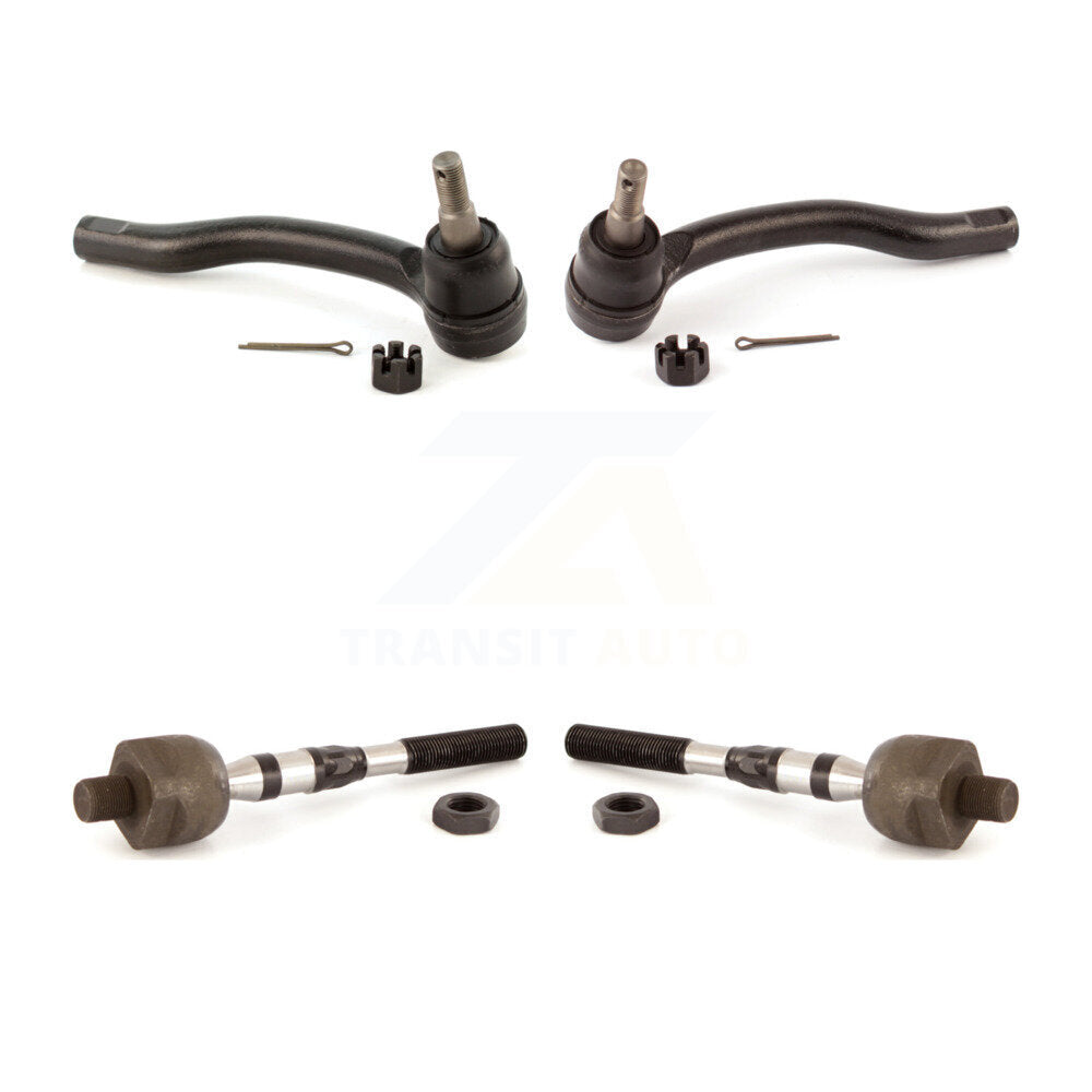 Front Outer & Inner Steering Tie Rod End Kit For 2006-2010 INFINITI M35 M45