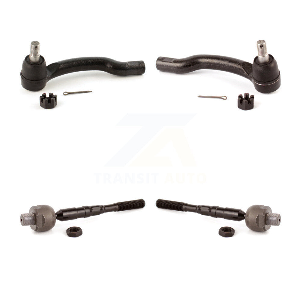 Front Outer & Inner Tie Rod End Kit For Nissan Frontier Pathfinder Xterra Suzuki