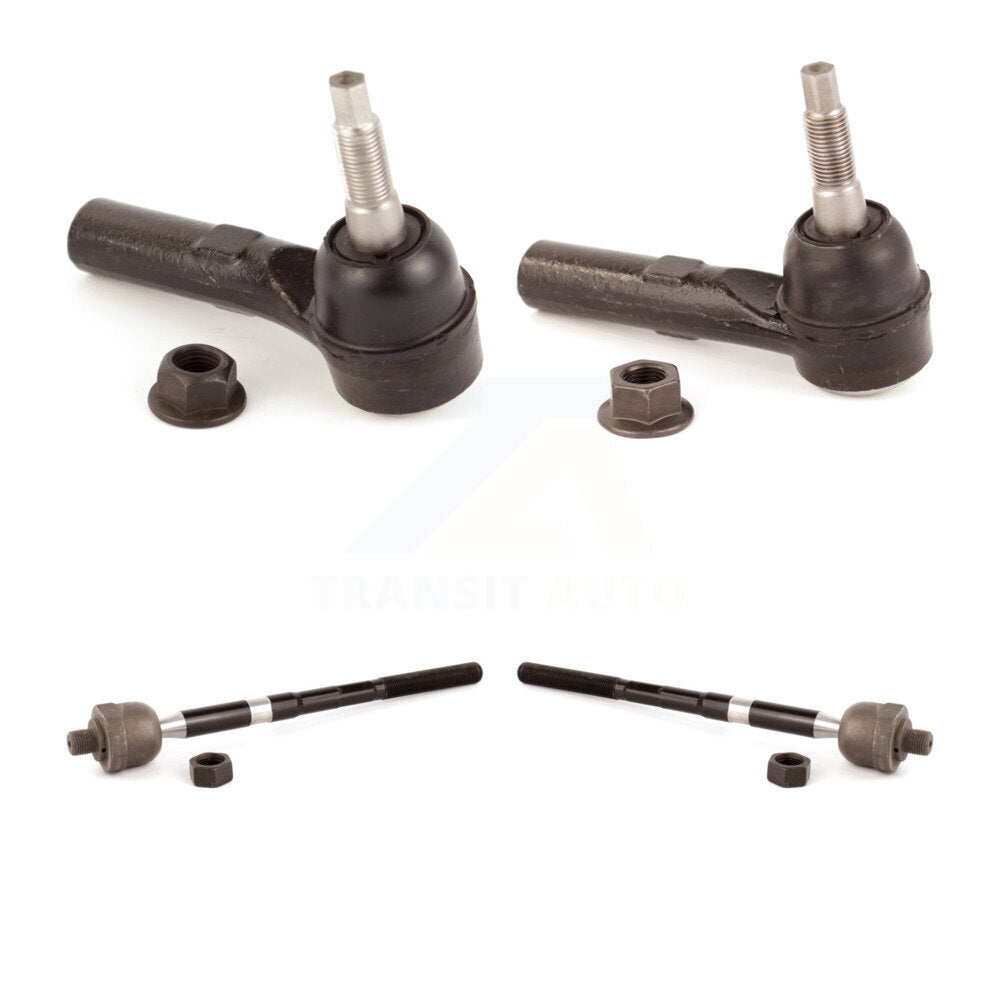 Front Outer & Inner Steering Tie Rod End Kit For Jeep Grand Cherokee Commander