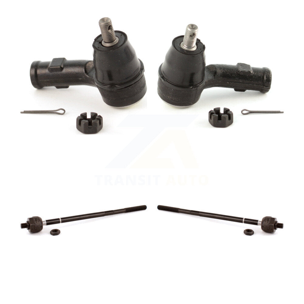 Front Outer & Inner Tie Rod End Kit For Ford Focus With Fixed Ratio Steering