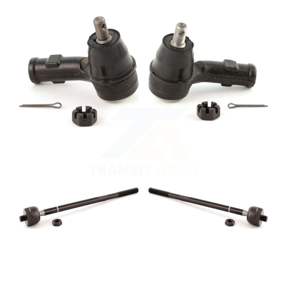Front Outer & Inner Tie Rod End Kit For Ford Focus Without Fixed Ratio Steering