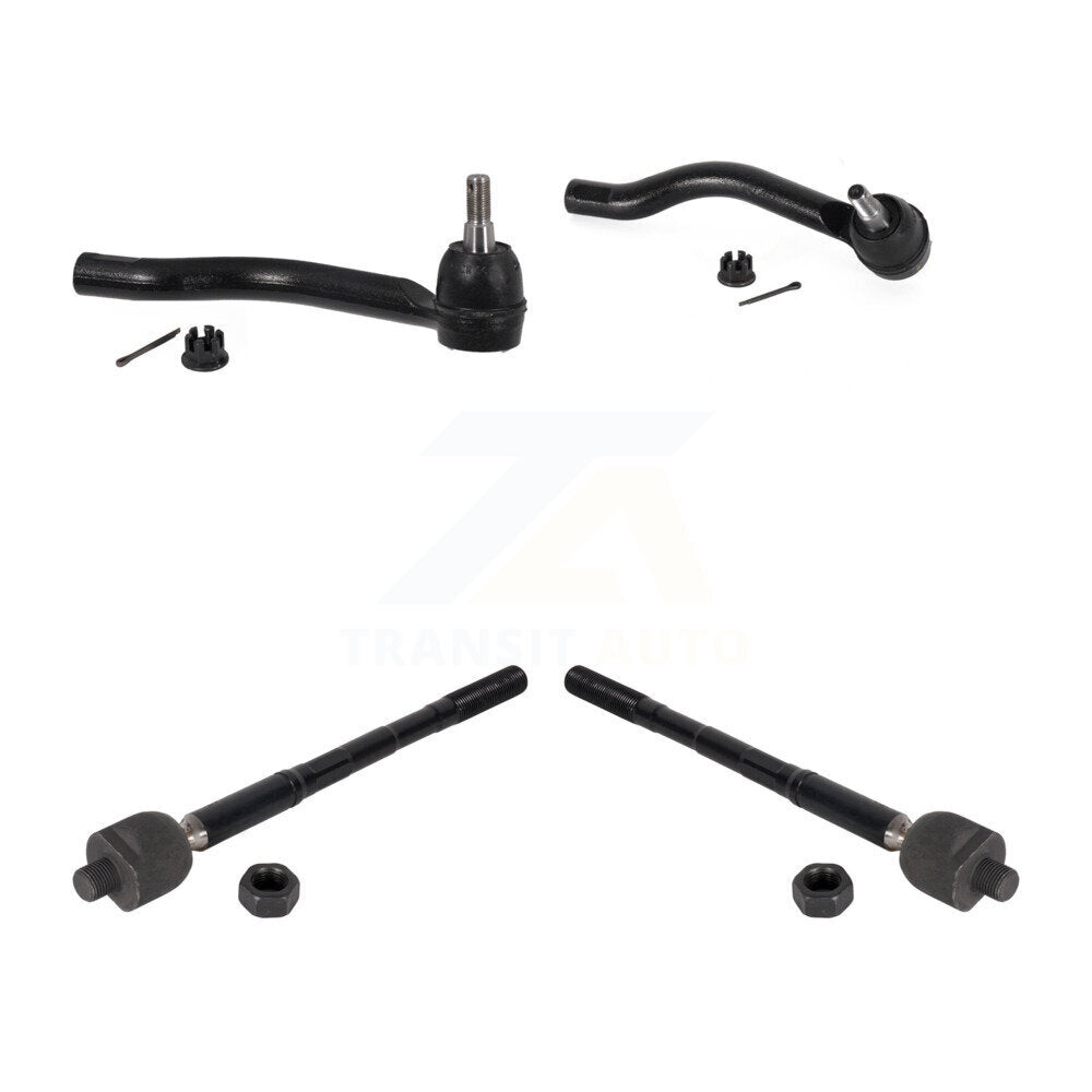 Front Outer & Inner Tie Rod End Kit For Nissan Pathfinder INFINITI QX60 JX35