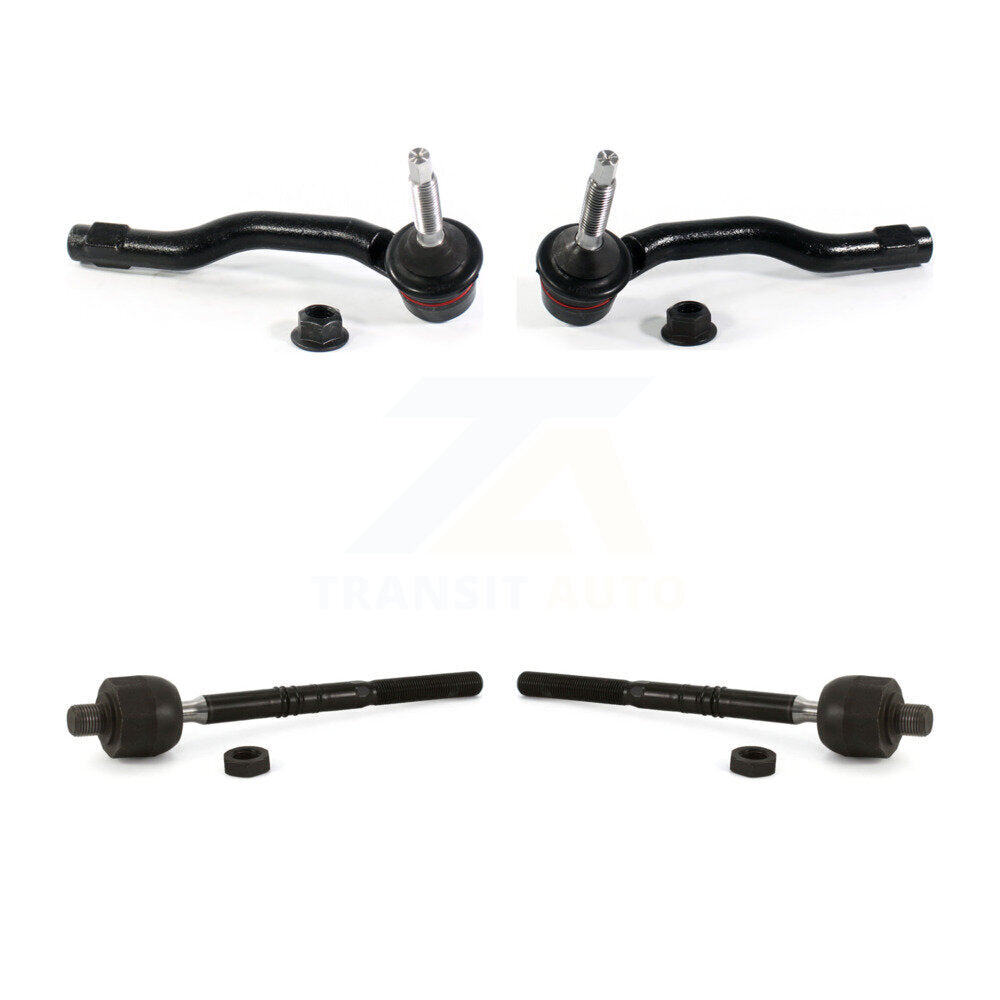 Front Outer & Inner Tie Rod End Kit For Ford Edge Fusion Lincoln Nautilus MKX