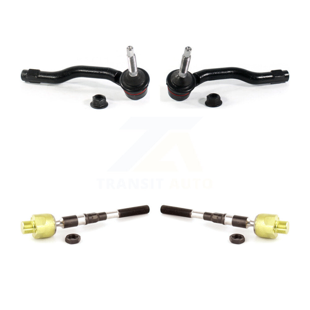 Front Outer & Inner Steering Tie Rod End Kit For 2015-2016 Ford Edge To 12 23 14