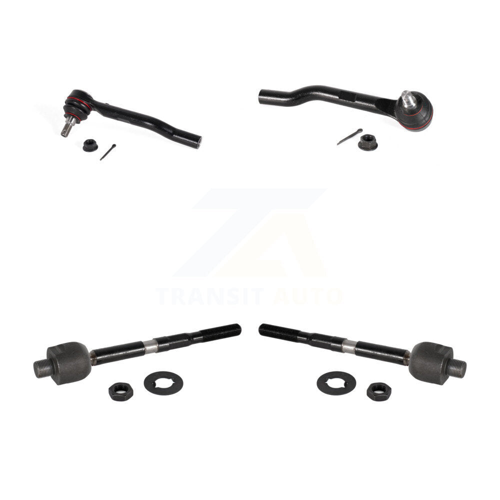 Front Outer & Inner Tie Rod End Kit For Honda Pilot Acura MDX Ridgeline Passport