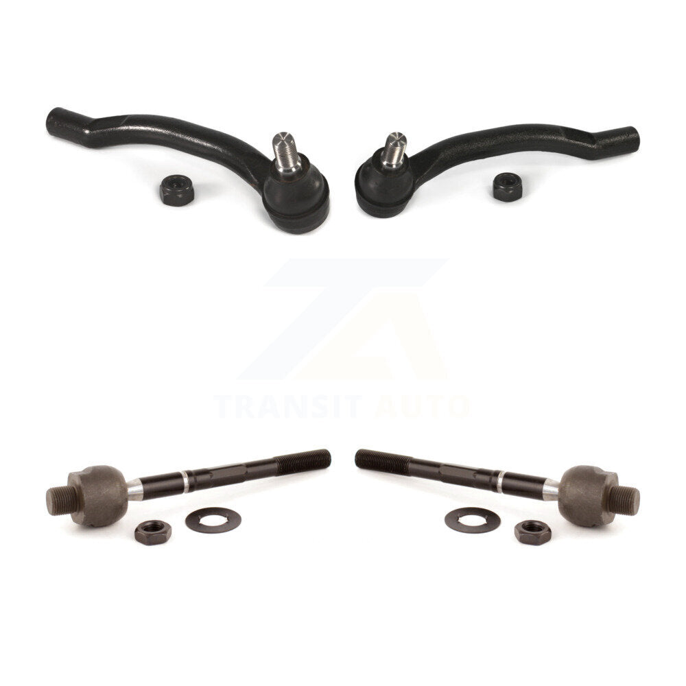 Front Outer & Inner Steering Tie Rod End Kit For Honda Pilot Acura MDX