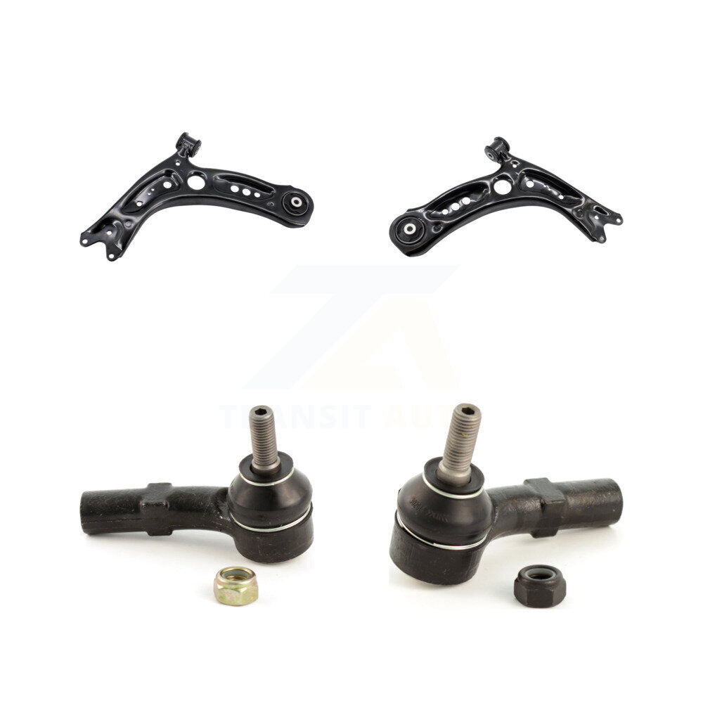 Front Suspension Control Arm Tie Rod End Kit For Volkswagen Jetta Audi GTI A3 R