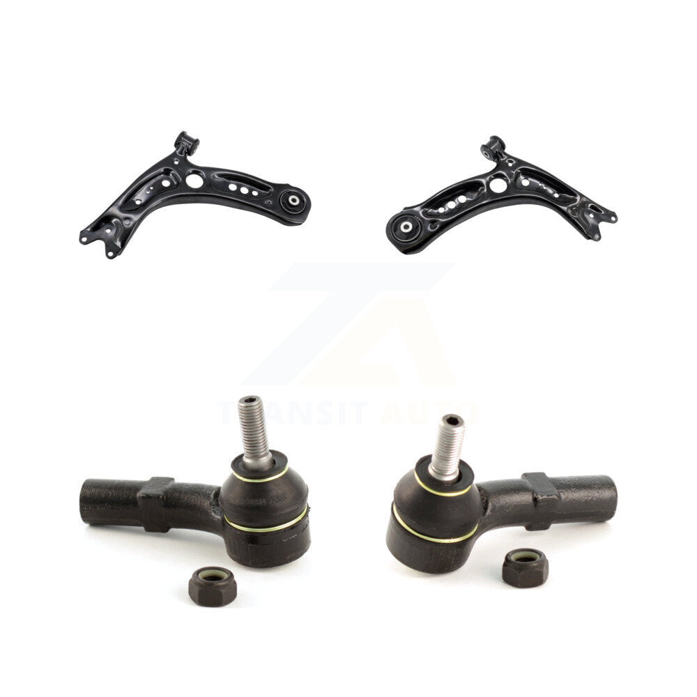 Front Suspension Control Arm Tie Rod End Kit For Volkswagen Jetta Golf e-Golf A3