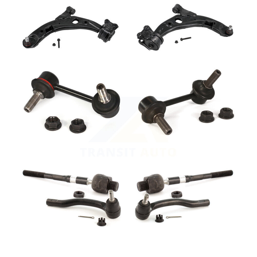 Front Control Arm Ball Joint Tie Rod End Link Kit (8Pc) For 2007-2015 Mazda CX-9