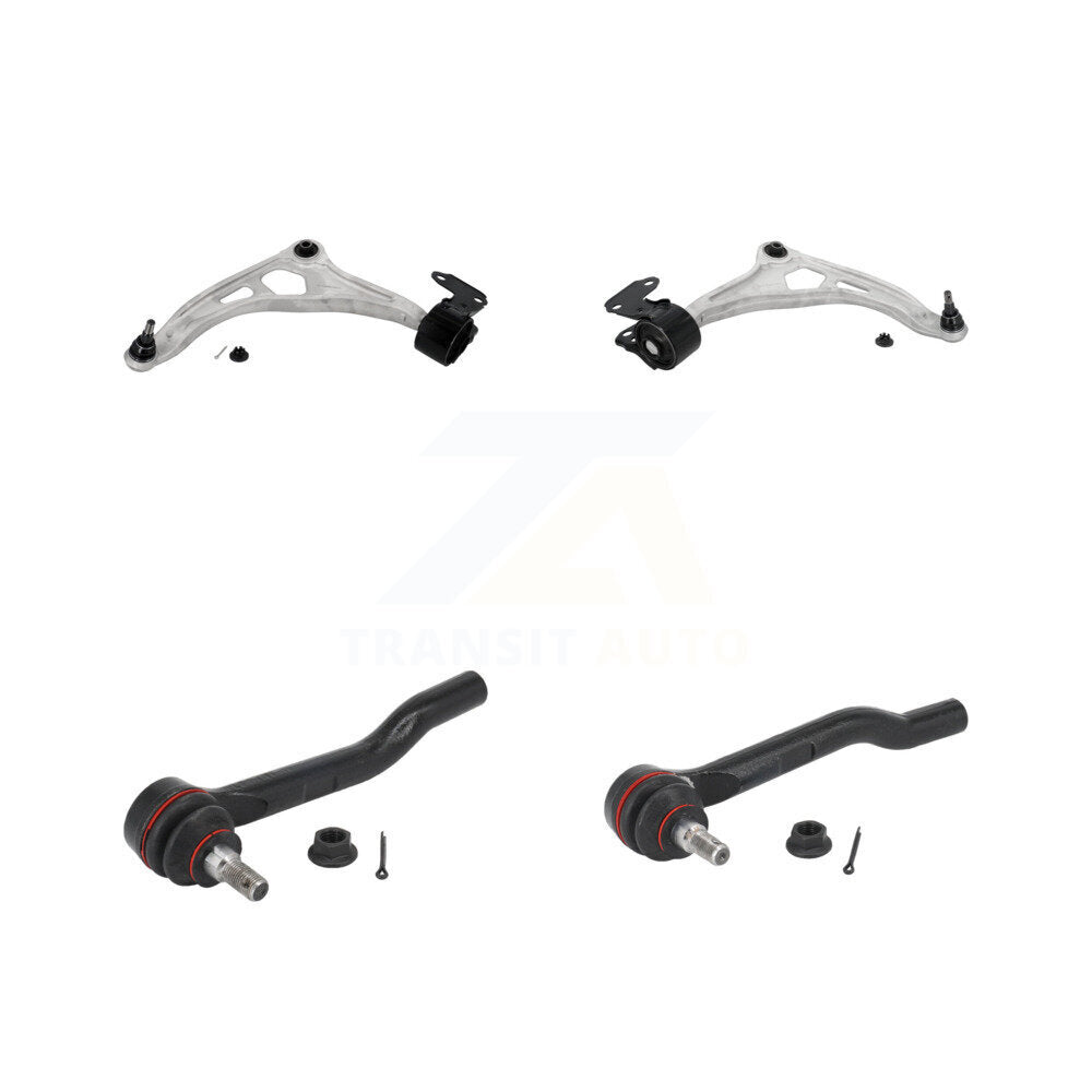 Front Suspension Control Arm Assembly & Tie Rod End Kit For 18-24 Honda Odyssey