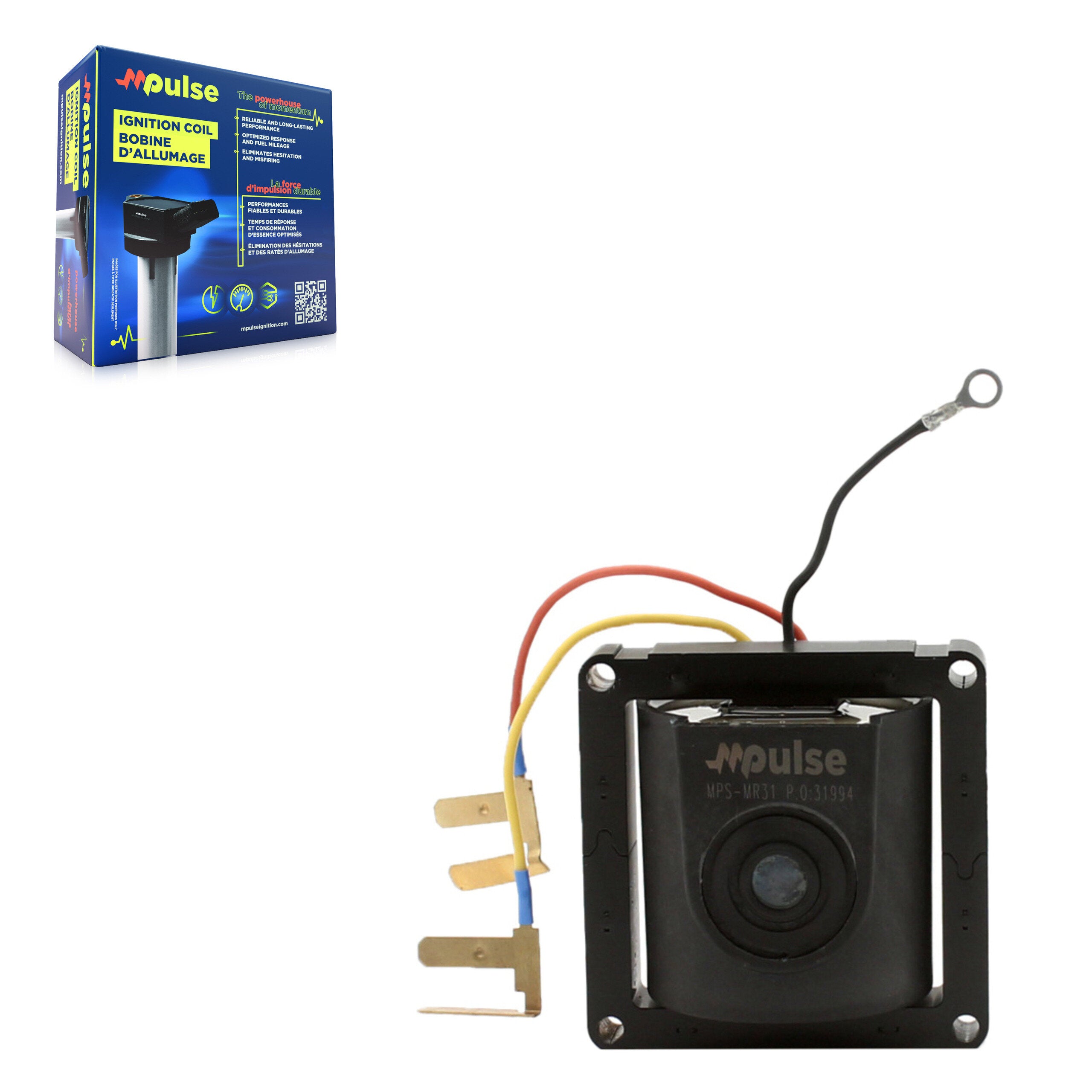 Mpulse_Universal ignition coil, GM vehicules from 1973 to 1990_MPS-MR31