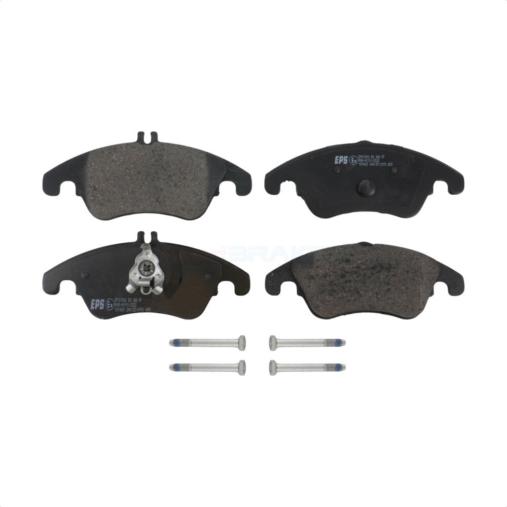 AmeriBRAKES NWF-EPS1342 Disc Brake Pad for 2008-2020 Mercedes-Benz SLC300, Mercedes-Benz E400 and More - Front