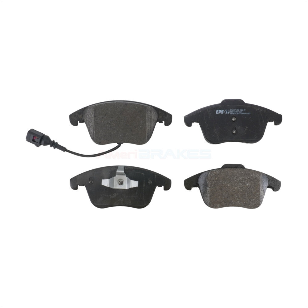 AmeriBRAKES NWF-EPS1375 Disc Brake Pad for 2009-2020 Volkswagen Tiguan Limited, Audi Q3 and More - Front