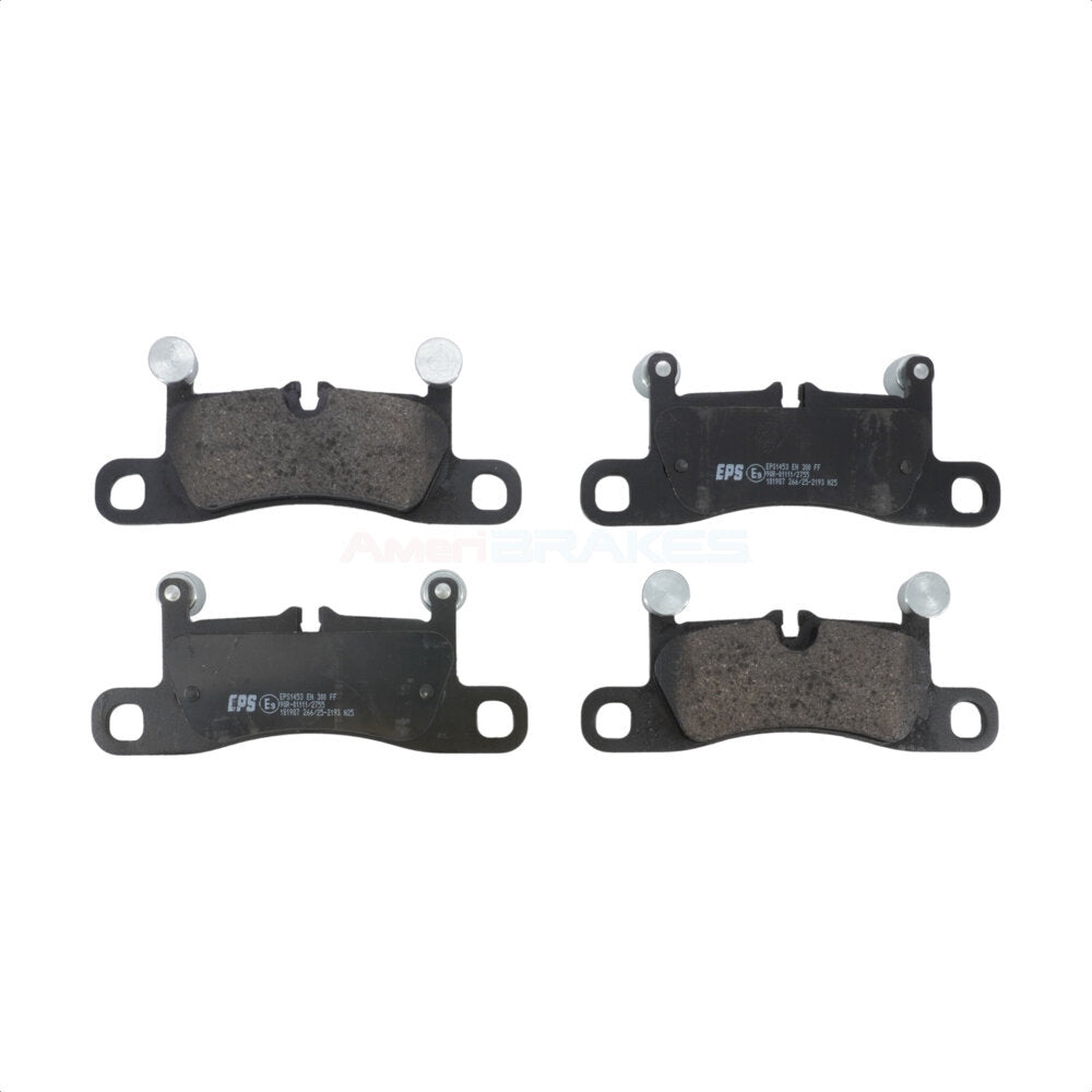 AmeriBRAKES NWF-EPS1453 Disc Brake Pad for 2011-2018 Porsche Cayenne, Volkswagen Touareg - Rear